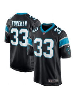 D'Onta Foreman Carolina Panthers Nike Game Player Jersey - Black