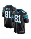 Hayden Hurst Carolina Panthers Nike Game Player Jersey - Black