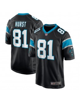 Hayden Hurst Carolina Panthers Nike Game Player Jersey - Black