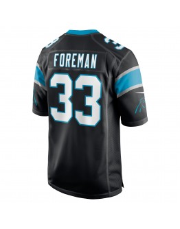 D'Onta Foreman Carolina Panthers Nike Game Player Jersey - Black