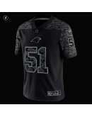 Sam Mills Carolina Panthers Nike Retired Player RFLCTV Limited Jersey - Black