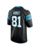 Hayden Hurst Carolina Panthers Nike Game Player Jersey - Black