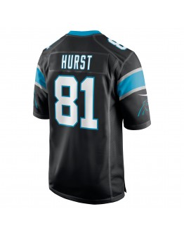 Hayden Hurst Carolina Panthers Nike Game Player Jersey - Black