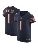 Justin Fields Chicago Bears Nike Vapor Elite Jersey - Navy