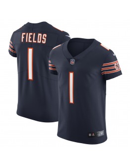 Justin Fields Chicago Bears Nike Vapor Elite Jersey - Navy