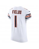 Justin Fields Chicago Bears Nike Vapor Elite Jersey - White