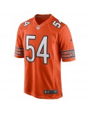 Brian Urlacher Chicago Bears Nike Retired Player Jersey - Orange