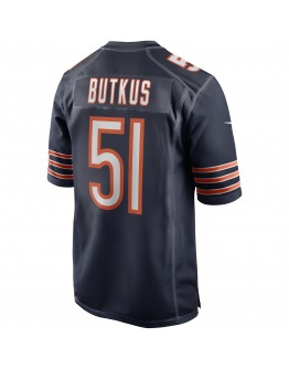 Dick Butkus Chicago Bears Nike Game Retired Player Jersey - Navy