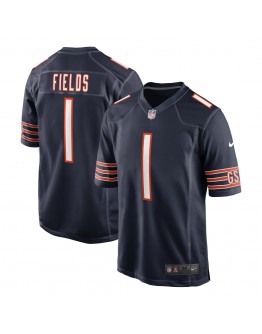 Justin Fields Chicago Bears Nike Game Jersey - Navy