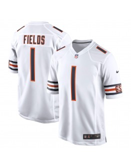 Justin Fields Chicago Bears Nike Player Game Jersey - White