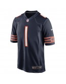 Justin Fields Chicago Bears Nike Player Game Jersey - Navy