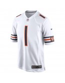 Justin Fields Chicago Bears Nike Player Game Jersey - White