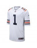 Justin Fields Chicago Bears Nike 2021 NFL Draft First Round Pick Alternate Classic Game Jersey - White