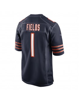 Justin Fields Chicago Bears Nike Game Jersey - Navy