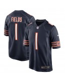 Justin Fields Chicago Bears Nike Player Game Jersey - Navy