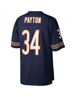 Walter Payton Chicago Bears Mitchell & Ness Big & Tall 1985 Retired Player Replica Jersey - Navy