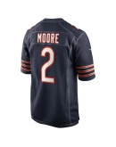 D.J. Moore Chicago Bears Nike Team Color Game Jersey - Navy