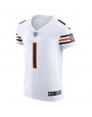 Justin Fields Chicago Bears Nike Vapor Elite Jersey - White