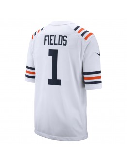 Justin Fields Chicago Bears Nike 2021 NFL Draft First Round Pick Alternate Classic Game Jersey - White