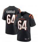 Ted Karras Cincinnati Bengals Nike Game Player Jersey - Black