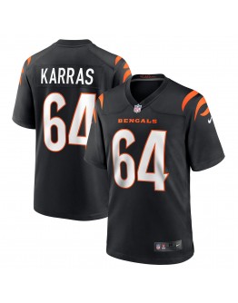 Ted Karras Cincinnati Bengals Nike Game Player Jersey - Black