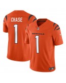 Ja'Marr Chase Cincinnati Bengals Nike Vapor F.U.S.E. Limited Jersey - Orange