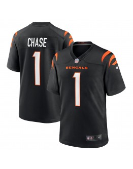 Ja'Marr Chase Cincinnati Bengals Nike Game Jersey - Black