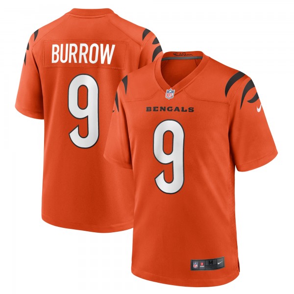 Joe Burrow Cincinnati Bengals Nike Game Jersey - Orange