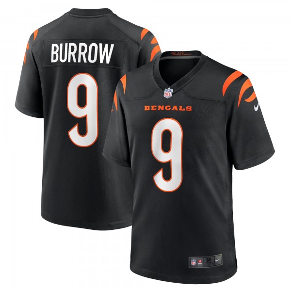 Joe Burrow Cincinnati Bengals Nike Game Jersey - Black