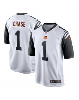 Ja'Marr Chase Cincinnati Bengals Nike Alternate Game Player Jersey - White