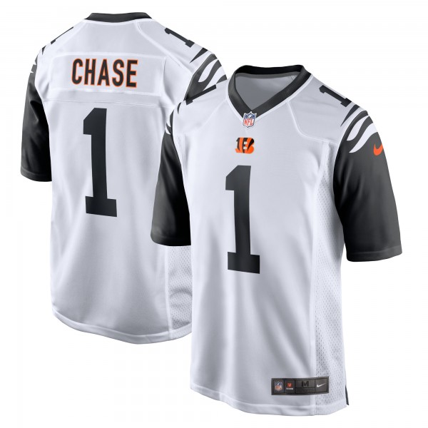 Ja'Marr Chase Cincinnati Bengals Nike Alternate Game Player Jersey - White