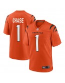 Ja'Marr Chase Cincinnati Bengals Nike Alternate Game Jersey - Orange