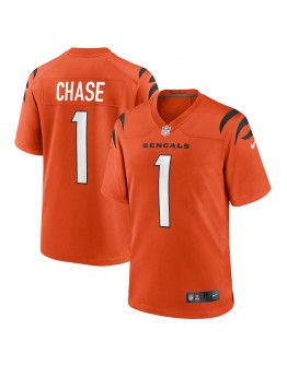 Ja'Marr Chase Cincinnati Bengals Nike Alternate Game Jersey - Orange