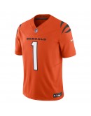 Ja'Marr Chase Cincinnati Bengals Nike Vapor F.U.S.E. Limited Jersey - Orange