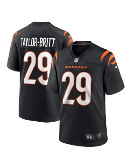 Cam Taylor-Britt Cincinnati Bengals Nike Game Player Jersey - Black