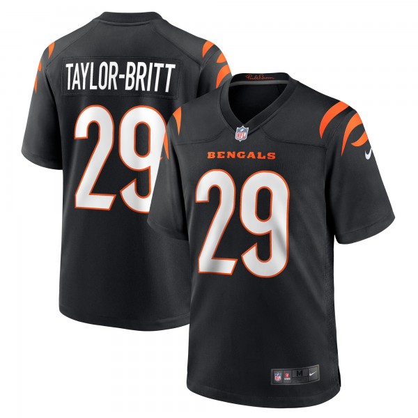 Cam Taylor-Britt Cincinnati Bengals Nike Game Player Jersey - Black