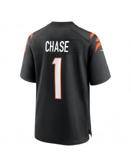 Ja'Marr Chase Cincinnati Bengals Nike 2021 NFL Draft First Round Pick Game Jersey - Black