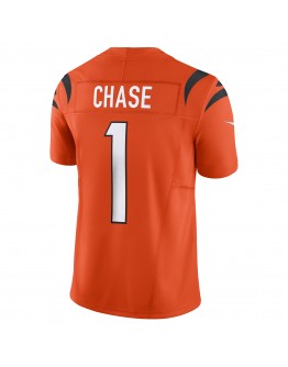 Ja'Marr Chase Cincinnati Bengals Nike Vapor F.U.S.E. Limited Jersey - Orange