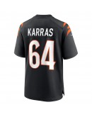 Ted Karras Cincinnati Bengals Nike Game Player Jersey - Black