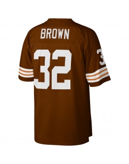 Jim Brown Cleveland Browns Mitchell & Ness Big & Tall 1963 Retired Player Replica Jersey - Brown