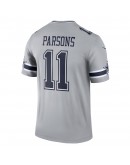 Micah Parsons Dallas Cowboys Nike Inverted Legend Player Jersey - Gray