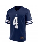 Men's Dallas Cowboys Dak Prescott Navy Replica Player Jersey