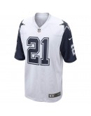 Ezekiel Elliott Dallas Cowboys Nike Alternate Game Jersey - White