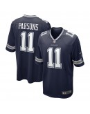 Micah Parsons Dallas Cowboys Nike 2021 NFL Draft First Round Pick Game Jersey - Navy