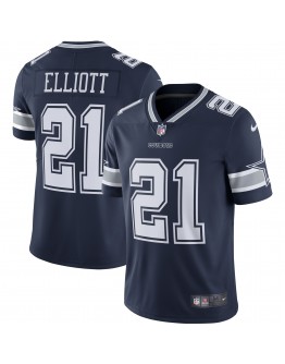 Ezekiel Elliott Dallas Cowboys Nike Vapor Limited Jersey - Navy