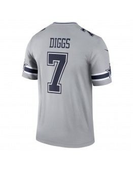 Trevon Diggs Dallas Cowboys Nike Inverted Legend Jersey - Gray