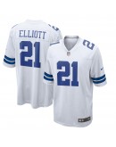 Ezekiel Elliott Dallas Cowboys Nike Team Game Jersey - White