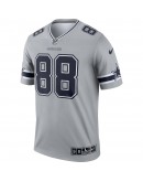 CeeDee Lamb Dallas Cowboys Nike Inverted Legend Jersey - Gray