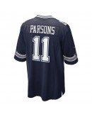 Micah Parsons Dallas Cowboys Nike 2021 NFL Draft First Round Pick Game Jersey - Navy