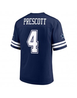 Men's Dallas Cowboys Dak Prescott Navy Replica Player Jersey